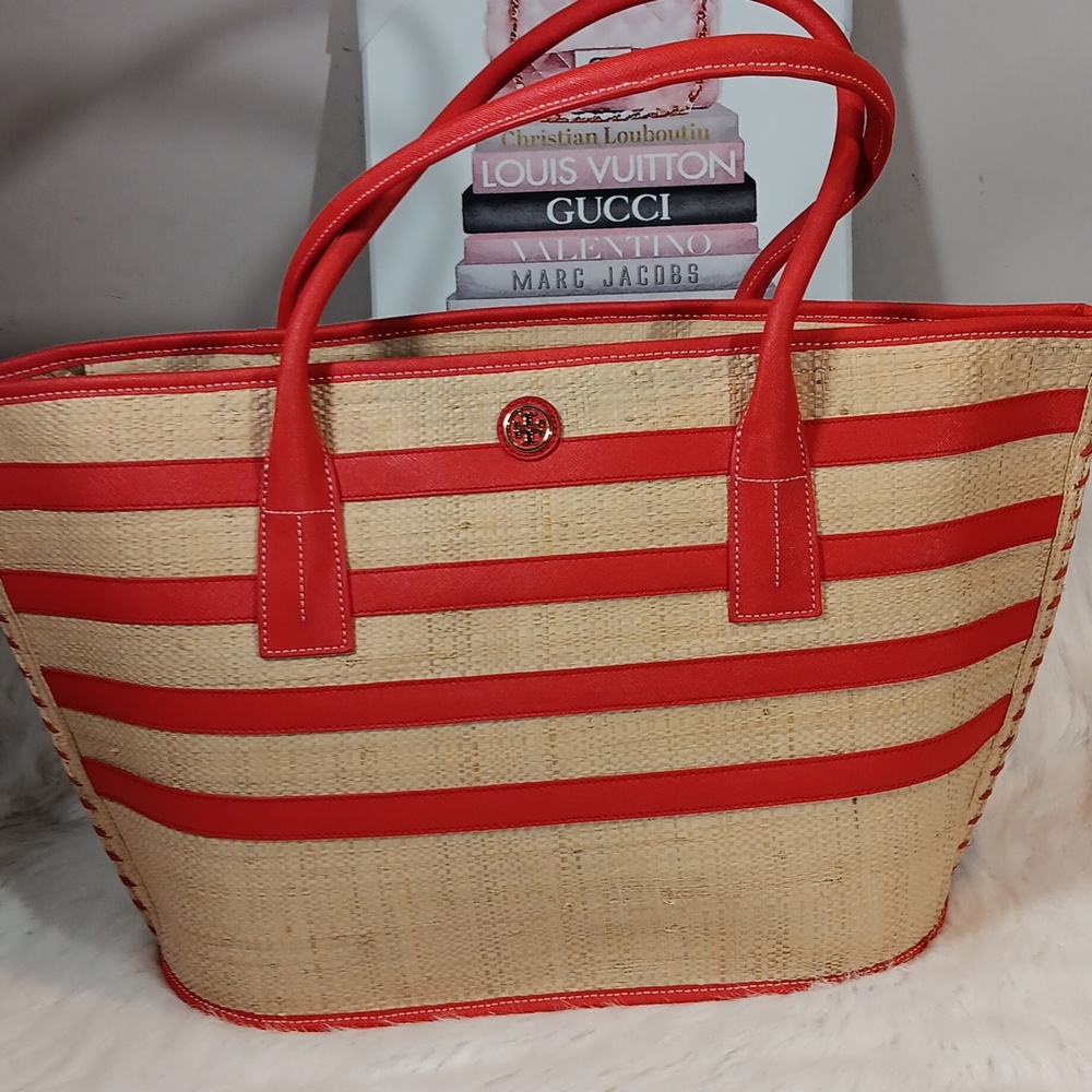 Tory Burch Straw Tote